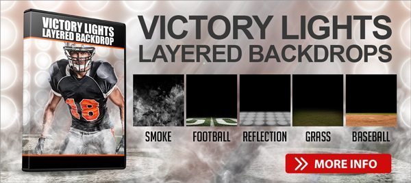 Victory Lights psd sports backgrounds